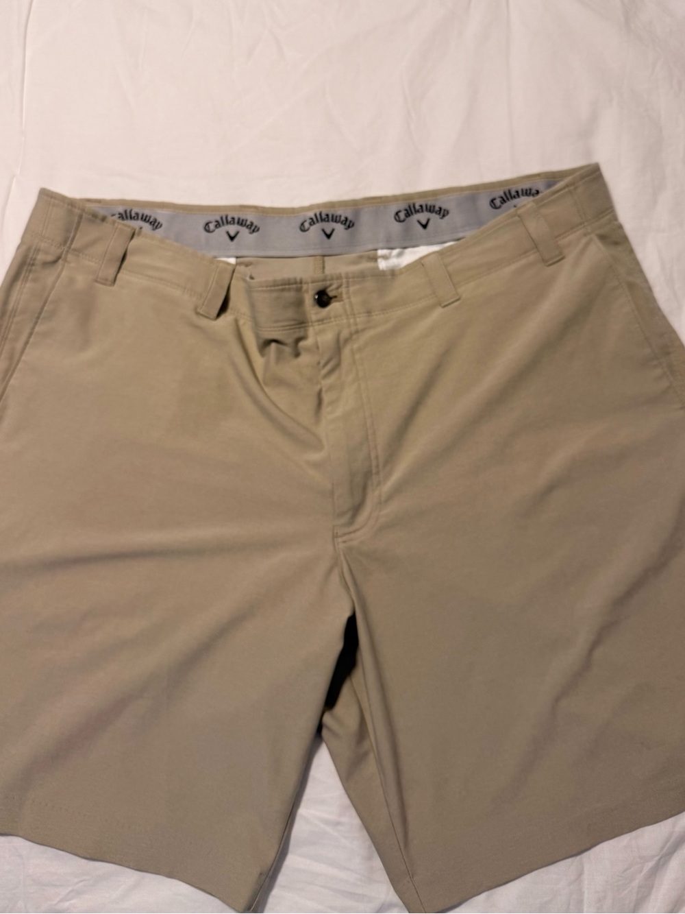 Callaway Men’s Khaki Golf Shorts 42